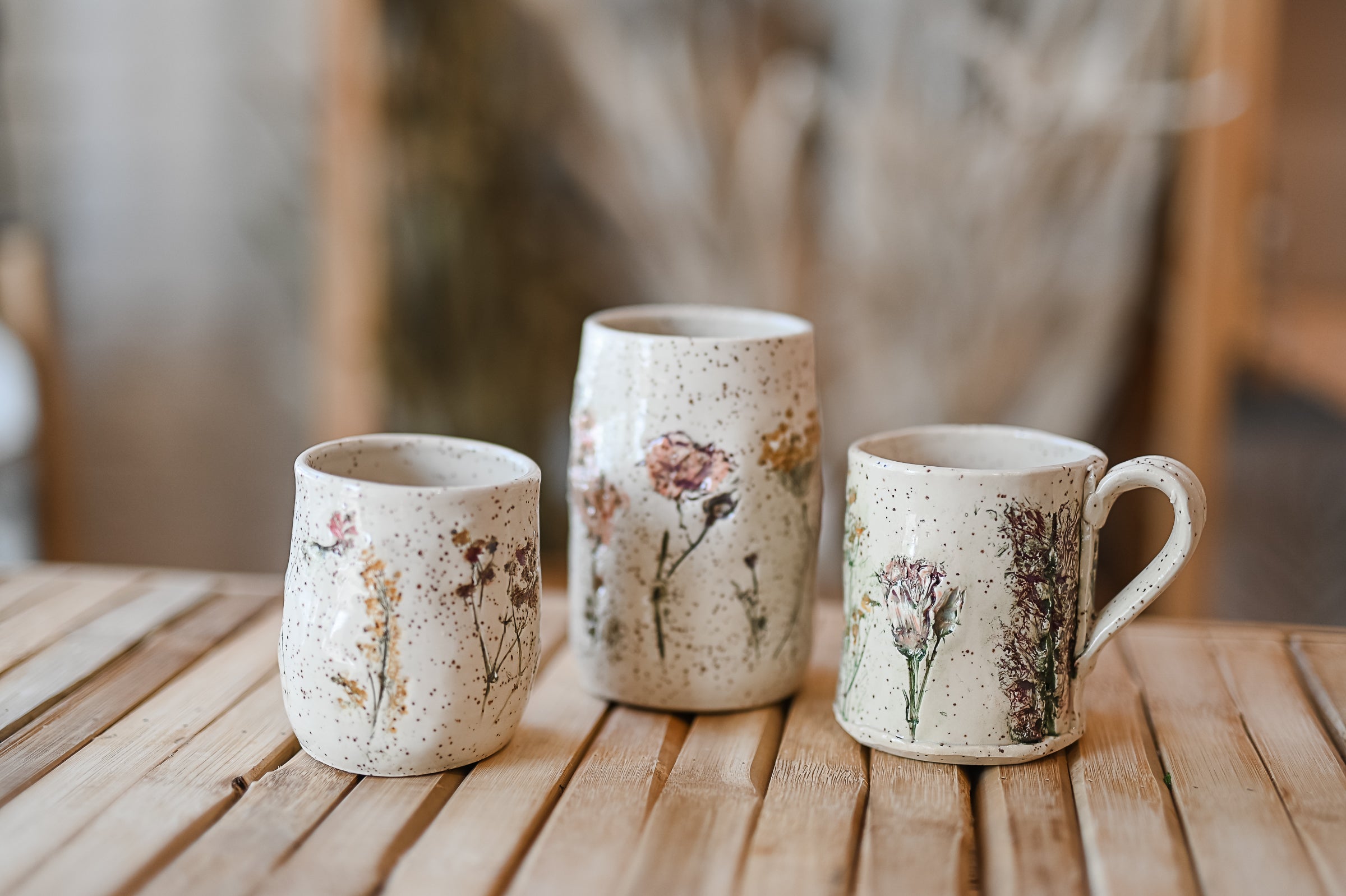 Pressed Floral Ceramics Workshop || February 7th