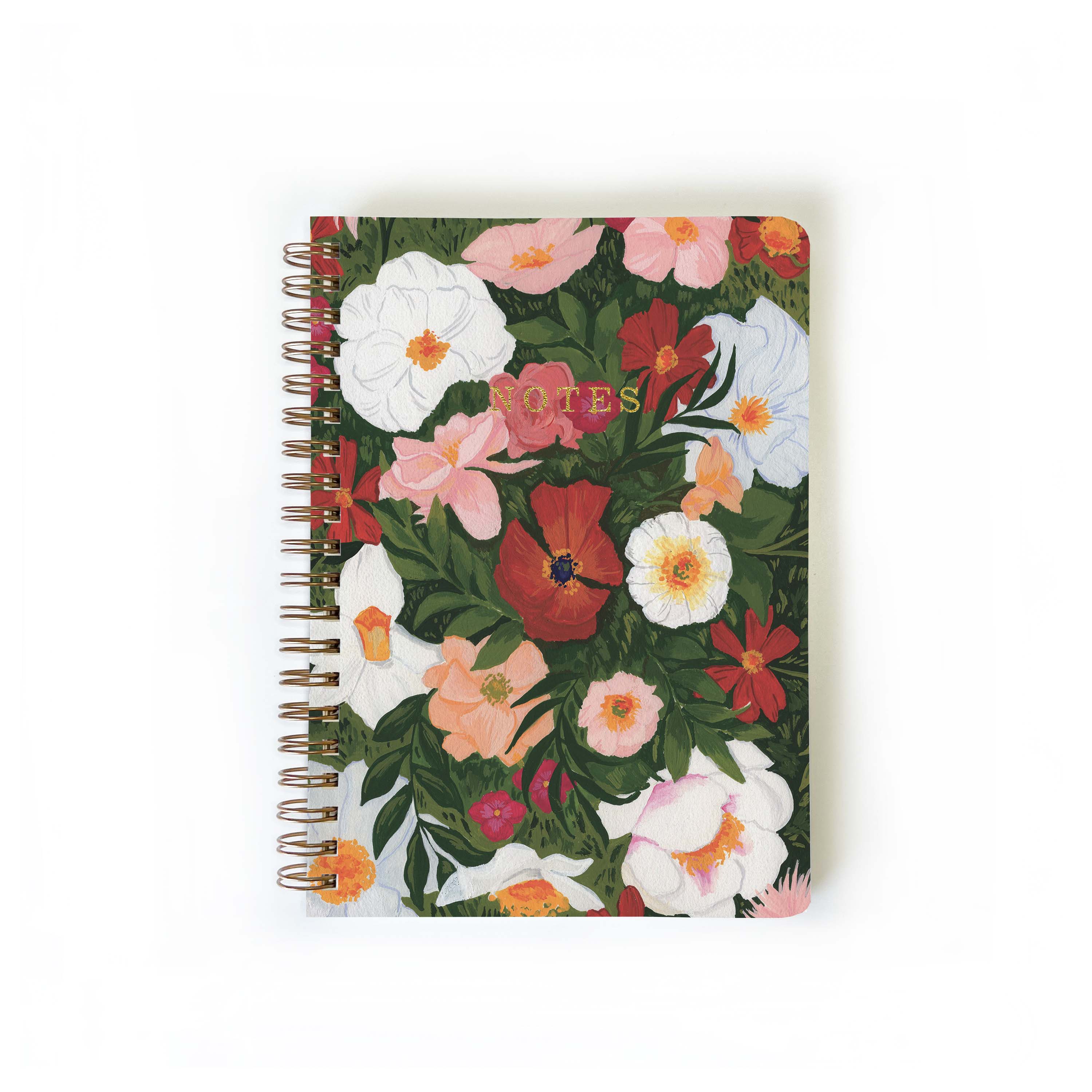 Lush Garden Notebook Journal: Small Notebook / Blank Pages